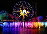 Personalize fontes de água do assoalho do parque de diversões com luzes conduzidas coloridas fornecedor