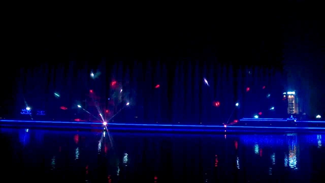 Mostra moderna criativa da dança do laser para plaza comercial o projeto personalizado fornecedor
